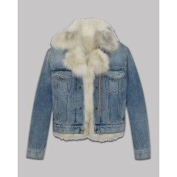 The Real Housewives of Salt Lake City Fur Denim Jacket